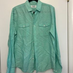 Linen men’s Express button up
